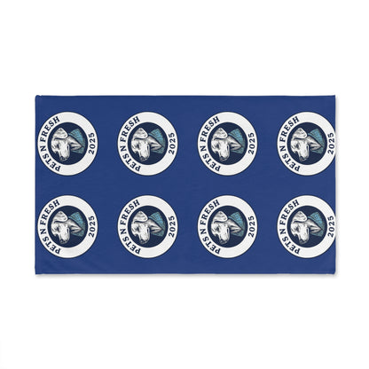 Pets N Fresh™ Quick-Dry Pet Hand Towel – Navy Blue Dog Logo
