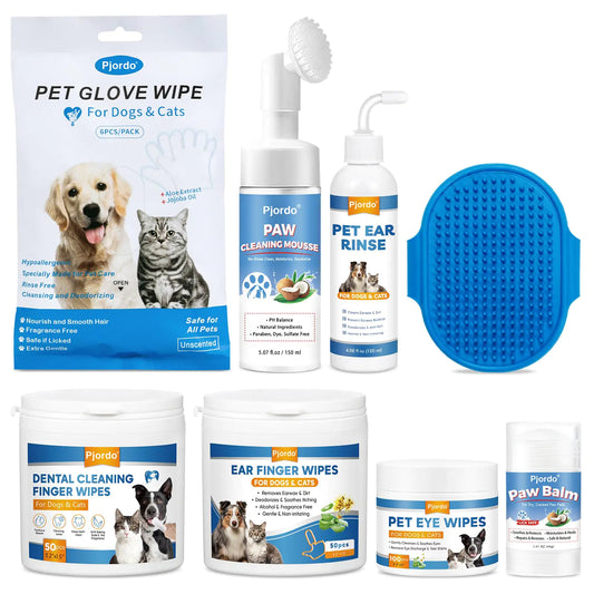 Dog Wipes Cleaning Deodorizing Dog Grooming Wipes